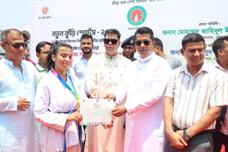 নতুন কুঁড়ি স্পোর্টসের মাধ্যমে গড়ে উঠবে ‘নতুন বাংলাদেশ’: ডিসি জাহিদ