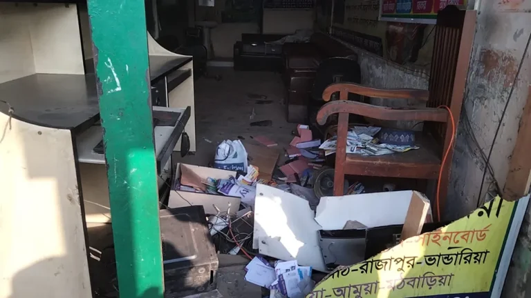 অবৈধ বাসস্ট্যান্ড নিয়ে বিএনপির দুপক্ষের সংঘর্ষ