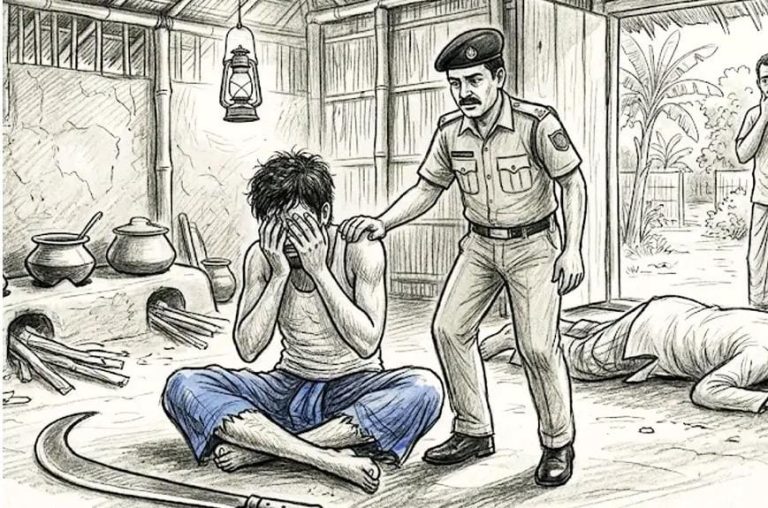 নেত্রকোণায় পারিবারিক কলহ: ছেলের দা’র কোপে বাবা নিহত, আটক ১